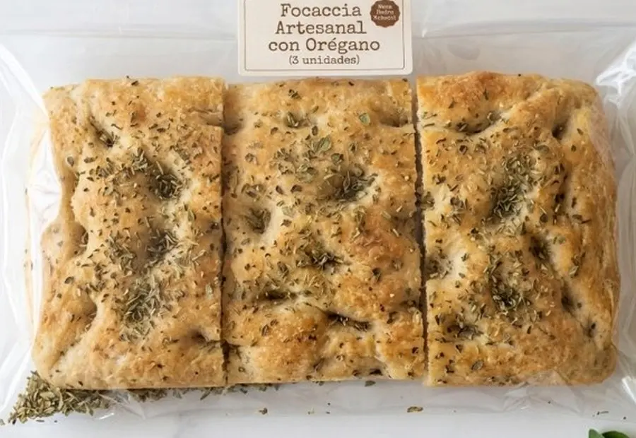 Focaccia Artesanal con Orégano — Pack x3 — SERVUS